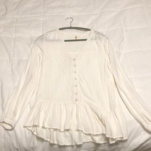 Japna white button down blouse